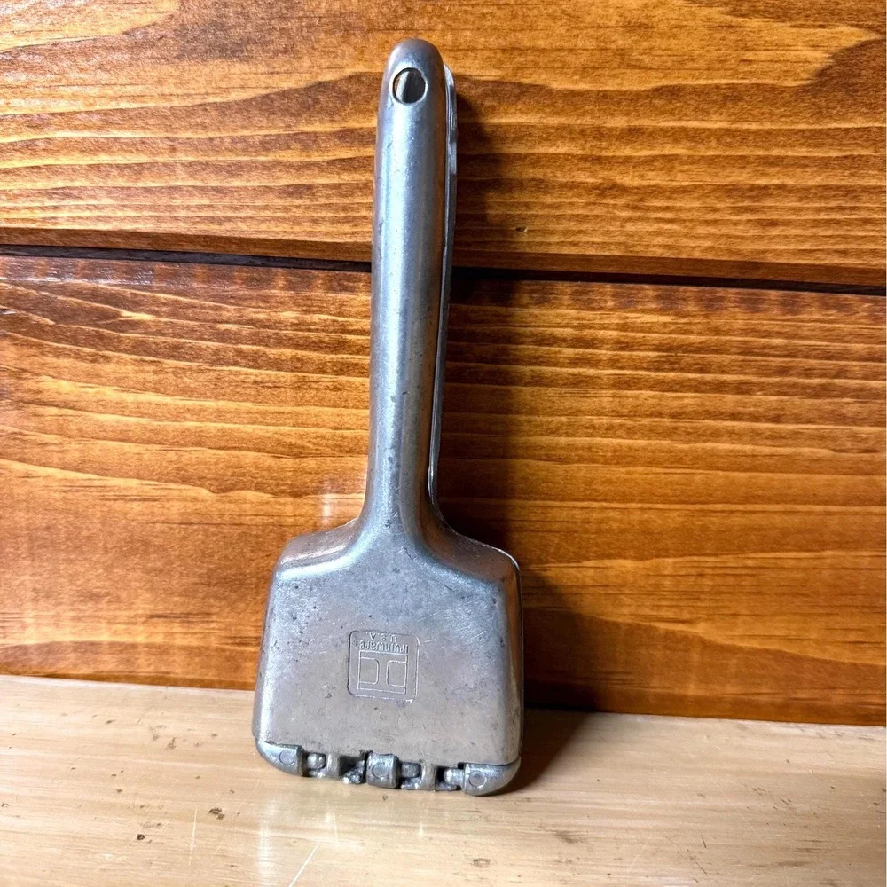 Vintage Irvinware Aluminum Ice Crusher | 1960s Bar Tool